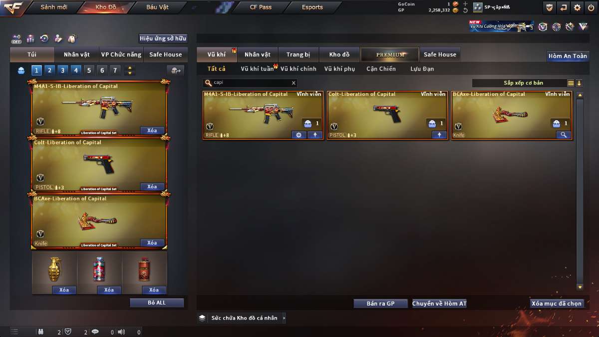 shop acc cf uy tin gia re